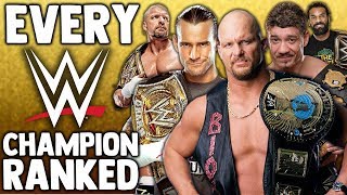 Every WWE Champion Ranked From WORST To BEST [upl. by Duester]