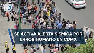 Alerta sísmica suena en CdMx POR ERROR hoy 8 de mayo de 2023 [upl. by Larissa409]