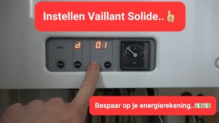 Instellen Vaillant Solide 2428 cw4 cvketel👍🏻 [upl. by Ced746]