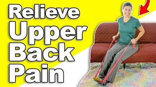 Easy Upper Back Pain Relief Exercise  Realtime Routine [upl. by Bolitho627]