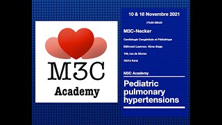 Hypertensions pulmonaires des cardiopathies congénitales M3C Academy HTAP 2 Novembre 2021 [upl. by Assilem816]