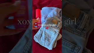 xoxo gossip girl 💋 fyp christmas holidays gossipgirl preppy skincare viralvideo [upl. by Maddi991]