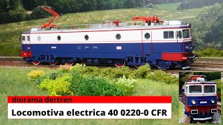 Locomotiva electrica 40 02200 CFR Amintiri Feroviare [upl. by Anwahsed]