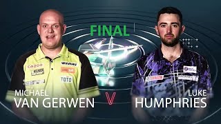 2024 Darts FINAL BetMGM Premier League Glasgow Michael van Gerwen vs Luke Humphries [upl. by Dolorita]