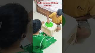 MultiSensory Writing Practice with Rangoli Diwali Special  Writing Practice for Kids [upl. by Eeliram]