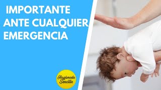 CÓMO APLICAR LA MANIOBRA DE HEIMLICH EN NIÑOS Y BEBÉS [upl. by Wightman]