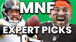 Browns vs Steelers Picks  NFL Best Bets Week 17  Monday Night Football Preview [upl. by Aihcila]