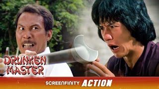 Jackie Chans MOST ICONIC FIGHT Scene  Drunken Master  Screenfinity Action [upl. by Cyrie]