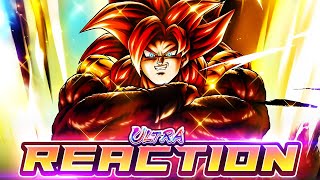 HES FINALLY HERE ULTRA SUPER SAIYAN 4 GOGETA REACTION  Dragon Ball Legends [upl. by Sherborn]