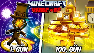 Hardcore Minecraftta CLOCKMAN Olarak 100 Gün Geçirmemin Hikayesi [upl. by Boorman]