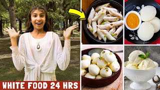 I only ate WHITE food for 24 HOURS 😲 [upl. by Filide]