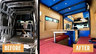 Ep 4 Building Dreams  144 Mercedes Sprinter Conversion with Happijac Lift amp Dinette Conversion Bed [upl. by Hinda]