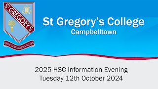 2025 HSC Information Evening [upl. by Sedgewake496]