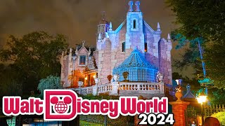 Haunted Mansion 2024  Magic Kingdom Ride at Walt Disney World 4K60 POV [upl. by Hammer]