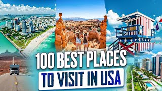 100 Best Places To Visit in USA 2024 4K [upl. by Nylaras]