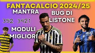 FANTACALCIO MANTRA 202425 Listone BUG Moduli migliori [upl. by Skoorb104]