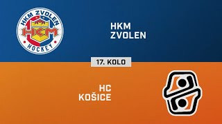 17 kolo HKM Zvolen – HC Košice 03 HIGHLIGHTY [upl. by Wernher]