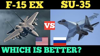 F15 EX VS SU35 FIGHTER JETS SPECIFICATIONS COMPARISON [upl. by Schmitt]