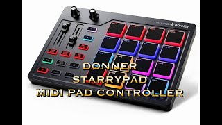 Donner STARRYPAD Midi Pad Controller  How to Set Up amp Use With Your iPad [upl. by Belen]