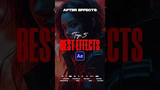 Top 5 Great Effects in After Effects [upl. by Hanimay]