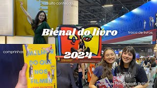 VLOG BIENAL DO LIVRO 2024  comprinhas stands fotos brindes troca de livros… [upl. by Rome]