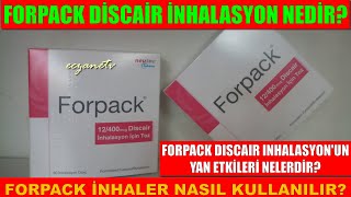 FORPACK DISCAIR INHALASYON ICIN TOZ NEDİR Forpackin Yan Etkileri Nedir Forpack Nasıl Kullanılır [upl. by Maharba576]