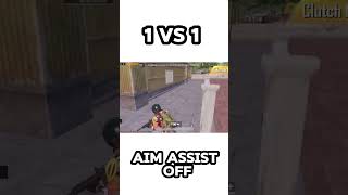 1 vs 1 ✅  aim assist off  pure gameplay [upl. by Notsecnirp794]