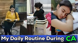 My Daily Routine During CA Exams  Air 01 Strategy  CA Nandini Agrawal [upl. by Cung]