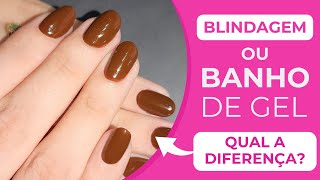 APRENDA QUAL A DIFERENÇA DE BANHO DE GEL E BLINDAGEM DIAMANTE PASSO A PASSO [upl. by Wagner297]