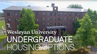 Wesleyan University Undergraduate Residence Options [upl. by Airak686]