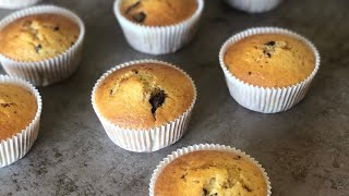 Muffins aux pépites de Chocolat Facile [upl. by Rebna]