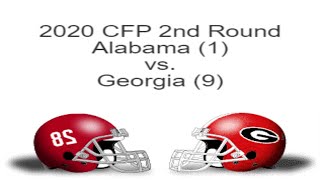 Game 5  2020 College Football 12Team Playoff Simulation NCAA 14  Alabama vs Georgia [upl. by Piefer]