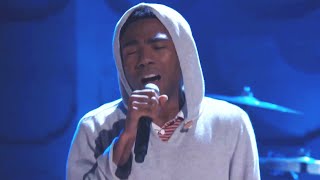 Childish Gambino Performs quotHeartbeatquot on Conan 11152011 [upl. by Mauretta704]