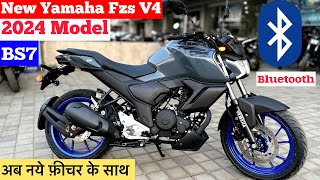 Yamaha Fzs v4 New Model 2024 Review  Price  Mileage  Feature  yamaha fzs v4 2024 [upl. by Ramu]