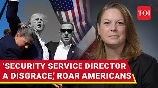 Get Out US Secret Service Director Dubbed Disgrace As Anger Mounts Over Trump Kill Bid [upl. by Nohtan]