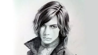 Drawing V  Devil May Cry 5  Pencil Glue [upl. by Anehsuc774]