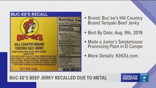 Bucees beef jerky recalled due to metal [upl. by Acimot]