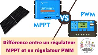 Différence entre un régulateur MPPT et un régulateur PWM [upl. by Niffirg]