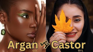 Unveiling the magic of Argan oil vs castor oil  Skin care  facial oils [upl. by Bellew]