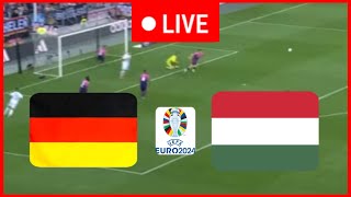 🔴LIVE Deutschland gegen Ungarn  EURO 2024  LiveSpiel heute [upl. by Shermie]