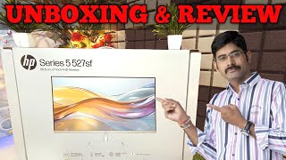 HP 527SF 27 Inch LED Monitor  Unboxing Installation and review  Best 27 Inch IPS Monitor 2024 [upl. by Newcomb]