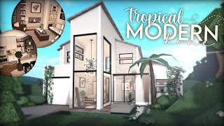 Bloxburg  Tropical Modern Home  110k  Speedbuild [upl. by Aggie571]