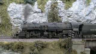 HO scale  MRails  Southern Pacific MM3 first run [upl. by Nevear359]