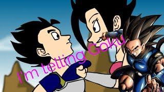 quotIM TELLING GOKUquot Shallot reacts to Caulifla goes super Saiyan dragon Ball super parody [upl. by Gayla233]