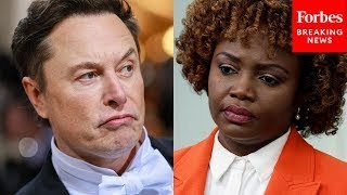 Karine JeanPierre Dodges Question About Elon Musk Offering 1 Million To Voters [upl. by Seuguh]