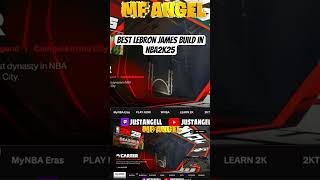 Best LeBron James build in NBA2k25lebronjames nba2k25 [upl. by Putnem]