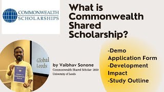 Commonwealth Shared Scholarship  Essay Writing Part 1  Hindi [upl. by Aneehsar]