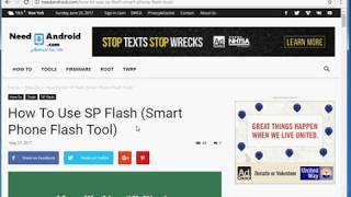 How to use SP Flash Tool [upl. by Kuska]