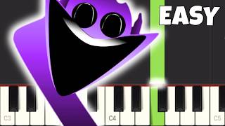 Incredibox Sprunki Phase 4 Themes on Piano  EASY Piano Tutorial [upl. by Nikolas]