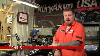 Kuryakyn Garage Honda Goldwing Lever amp Handlebar Riser Install [upl. by Davidoff677]